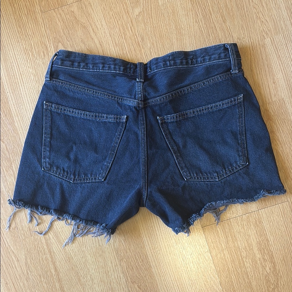 Universal Thread Blue Jean Shorts with Frayed Hem
